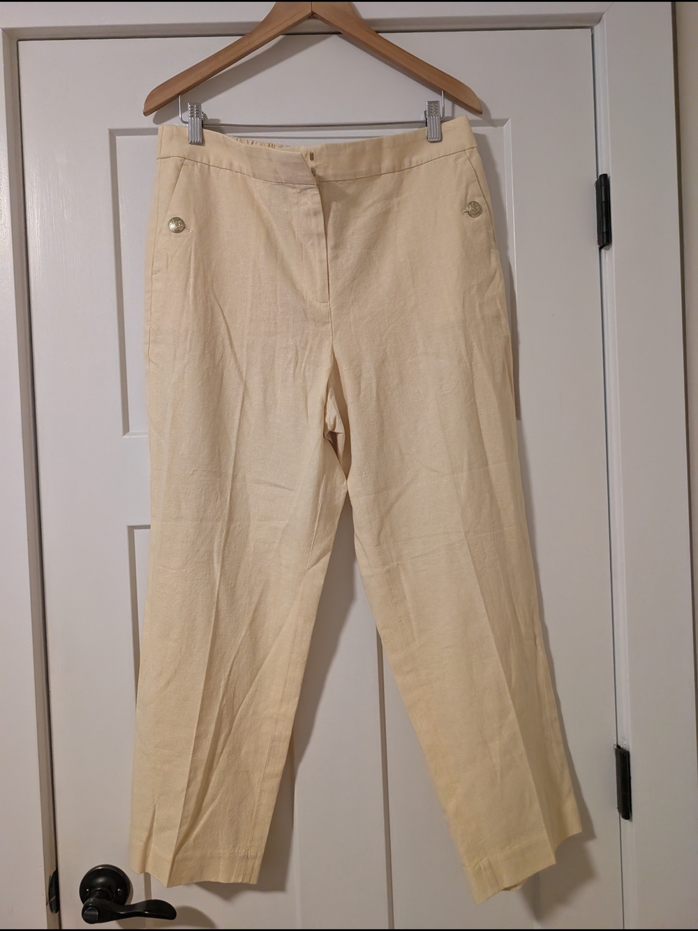 J.Crew Linen Blend Tapered Pants | Size 14 | NWT | $128 Retail